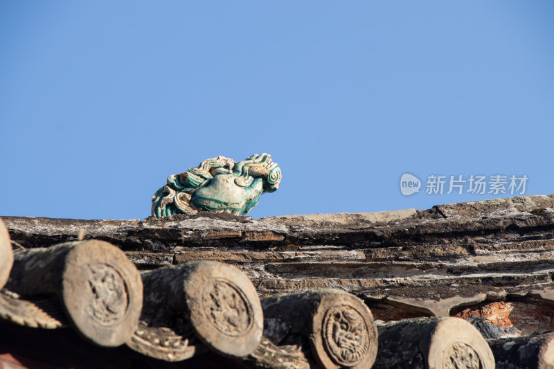 山西长治原起寺屋顶装饰