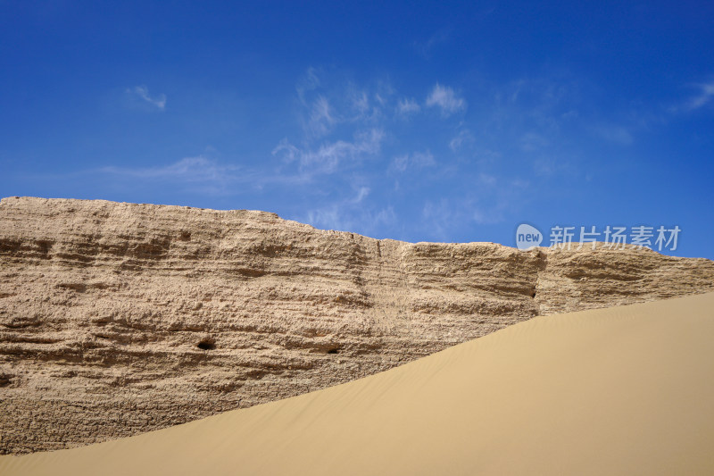 黑城弱水胡杨林景区，黑城遗址