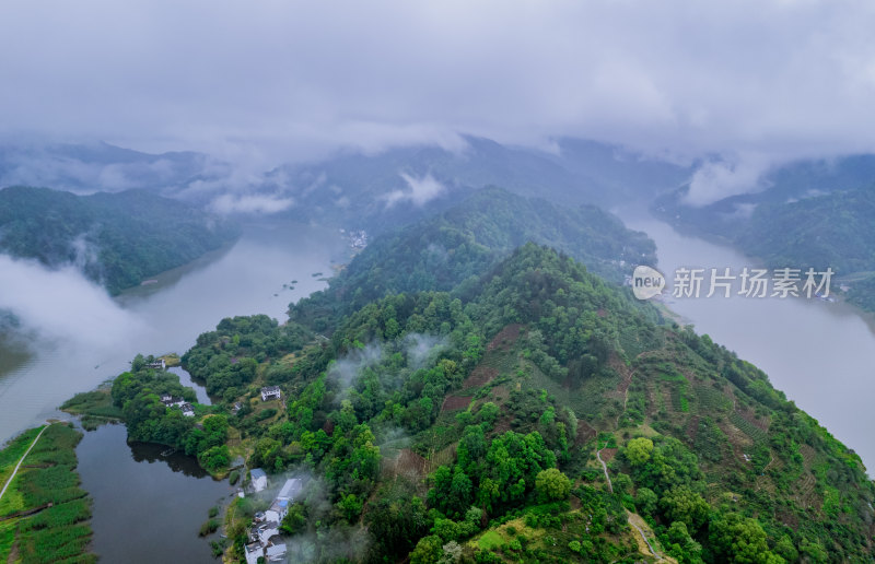 春日的新安江山水画廊风光