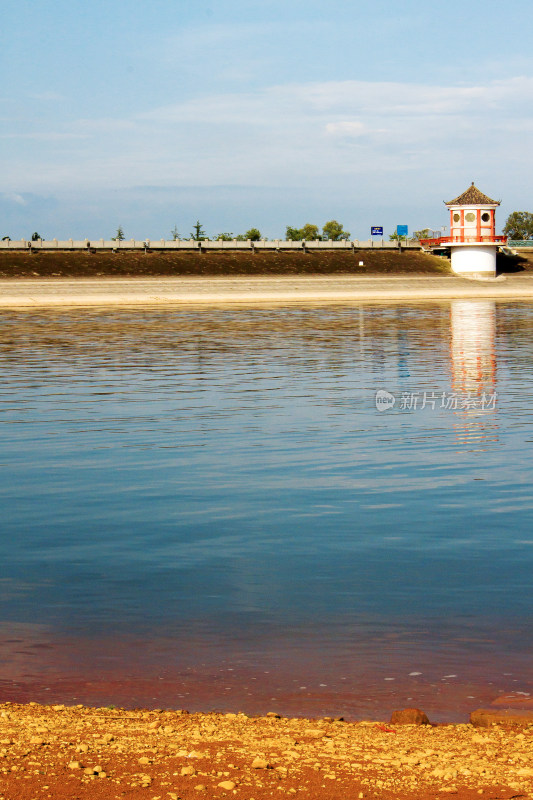 风景湖泊天空三岔湖