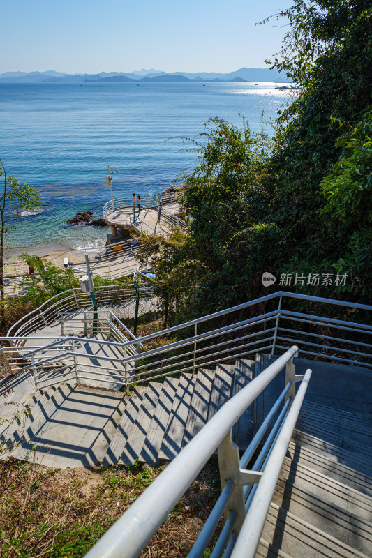 深圳小梅沙海滨栈道