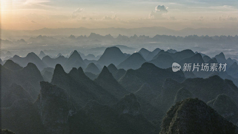 广西桂林喀斯特地貌景观