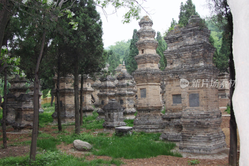 河南千年古刹少林寺塔林