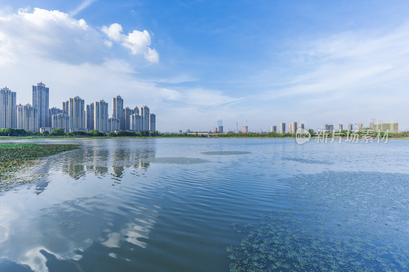 武汉洪山区杨春湖公园风景