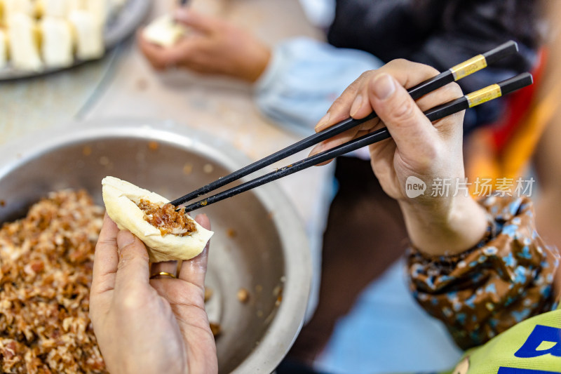 中国广东省梅州市客家酿豆腐美食