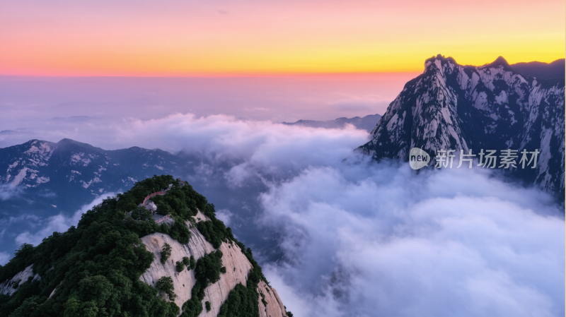 陕西华山美景