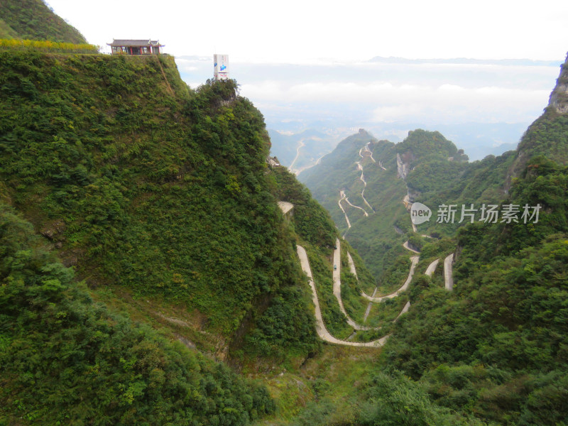 张家界天门山旅游风光