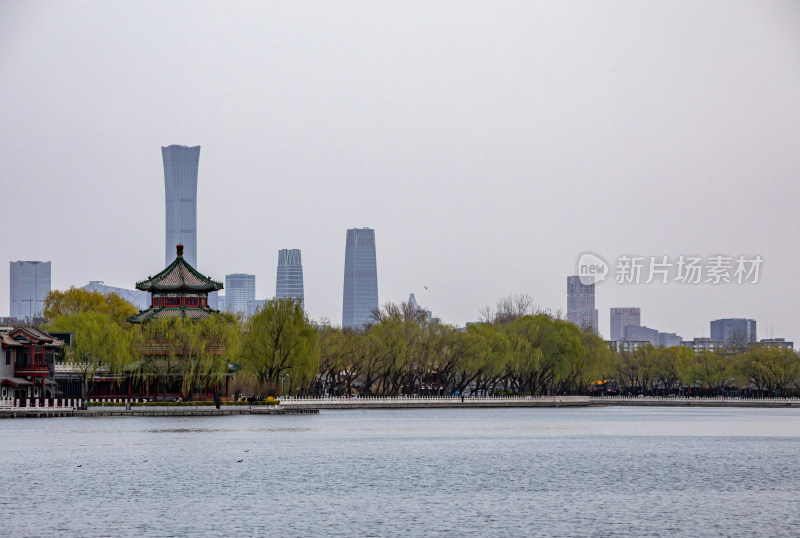 北京什刹海后海公园景点景观