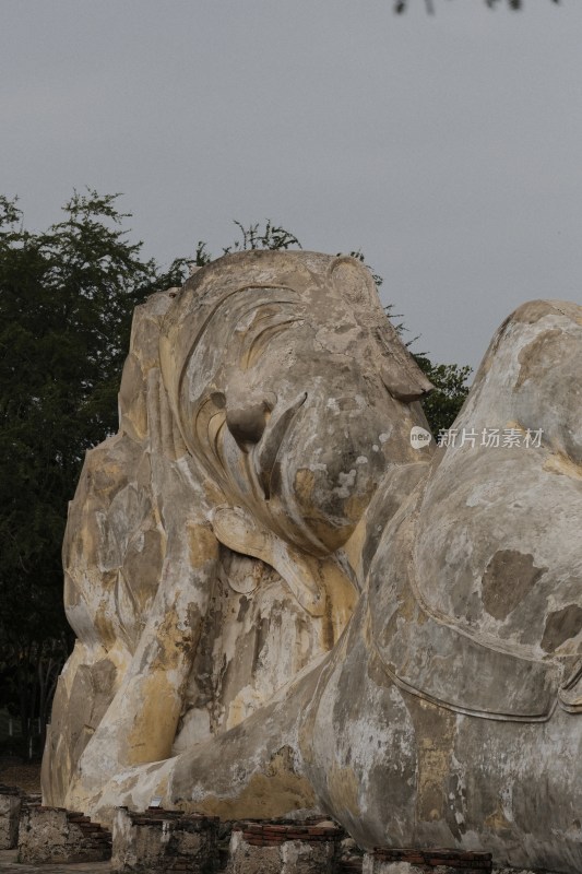 泰国大城府佛教寺庙遗迹