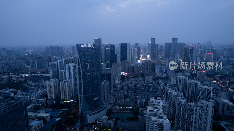 成都夜景航拍