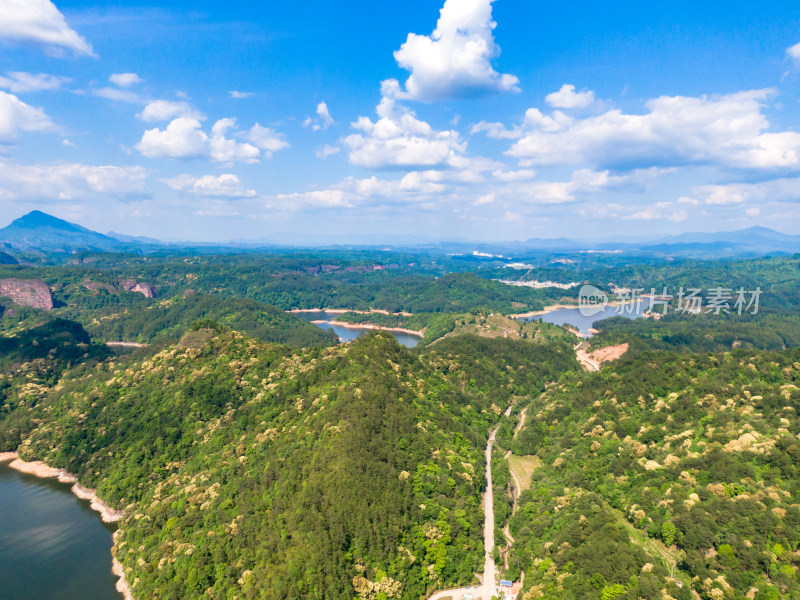 祖国大好河山泰宁大金湖航拍图