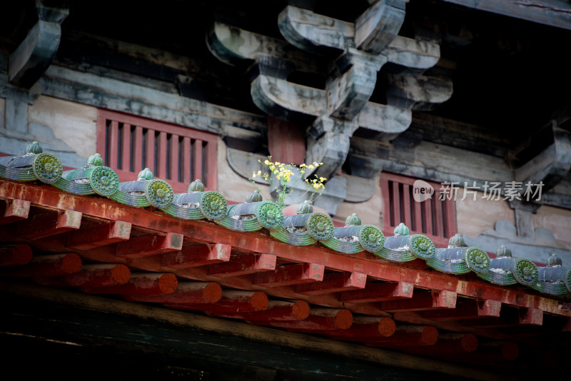 中式古建筑屋檐细节