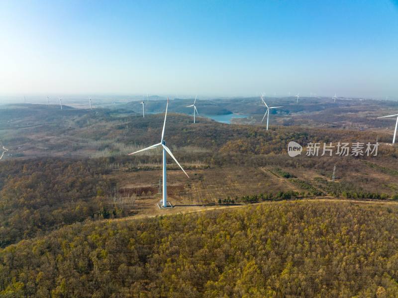 风力发电场全景