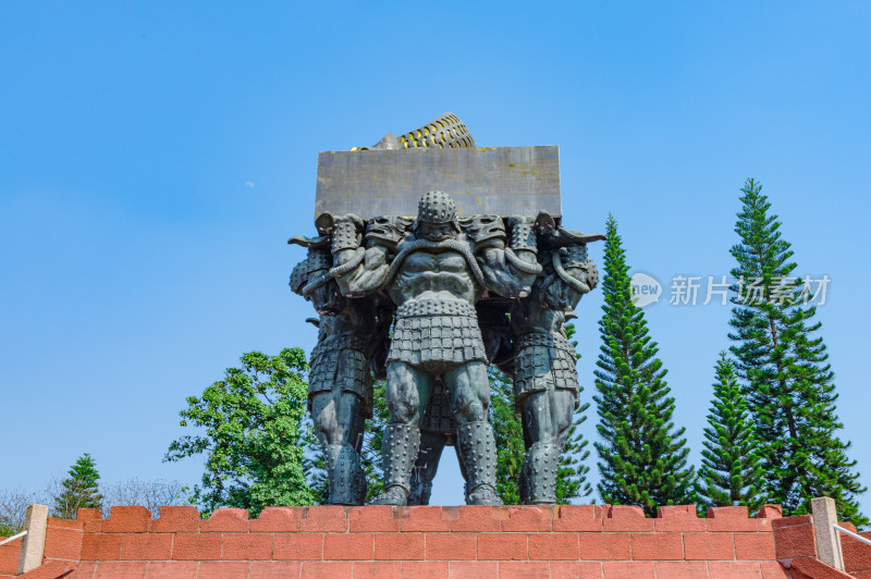 广州雕塑公园古城辉煌景点塑像