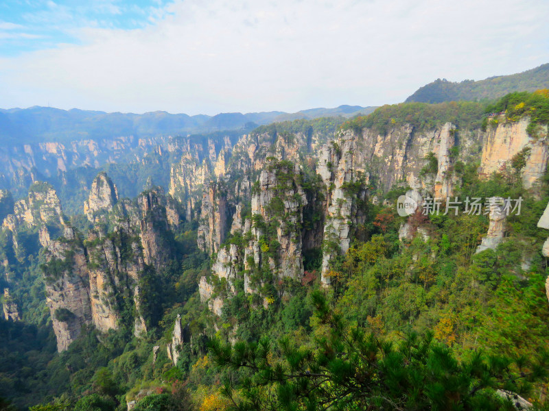 湖南张家界武陵源国家森林公园旅游风光