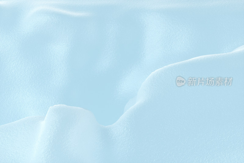 冰雪材质表面 3D渲染