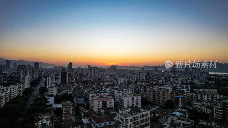 广东肇庆城市建设航拍