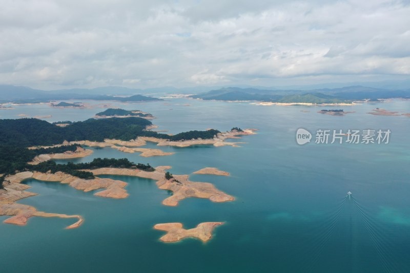 河源万绿湖 湖泊 千岛湖