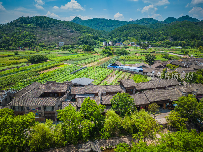 桂林4A景区东漓古村航拍