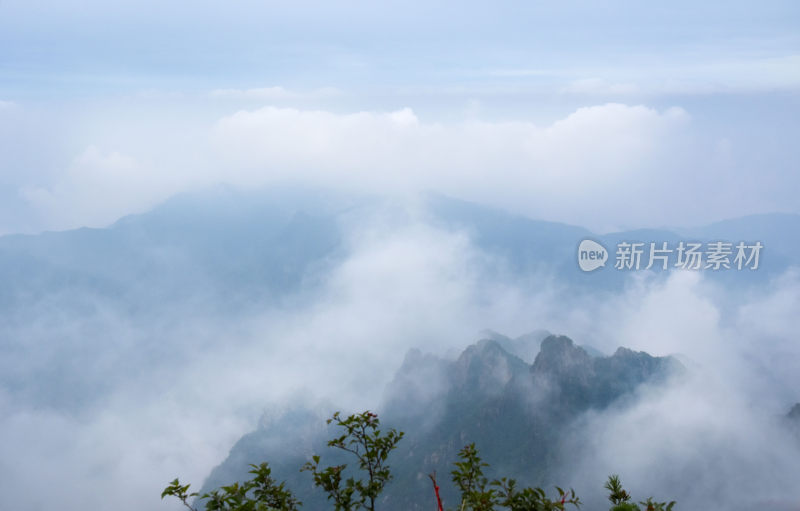 河北省栾川县老君山山顶风景