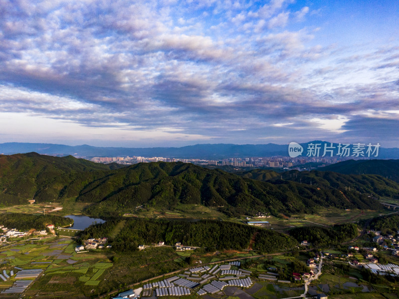 山川丘陵农业种植农田