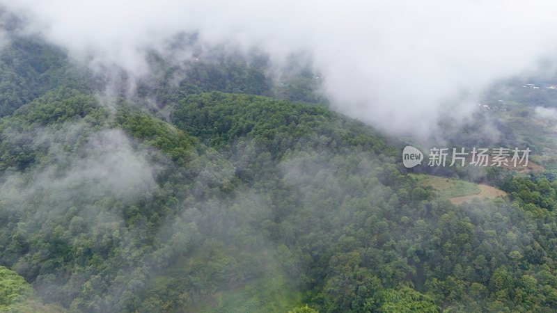 云雾缭绕山水风光