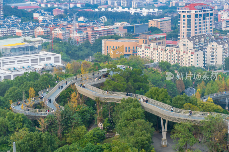 福州福道城市空中步道及周边景观