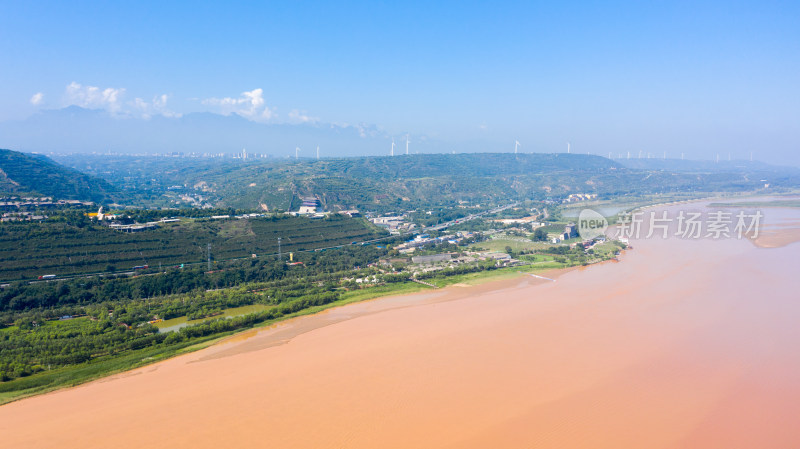 山西运城风陵渡航拍