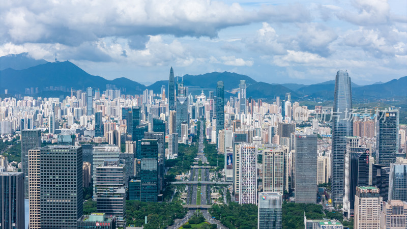 深圳福田中心区建筑群