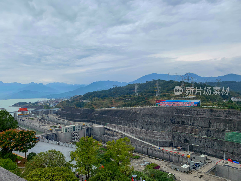 湖北宜昌三峡大坝风景区旅游风光