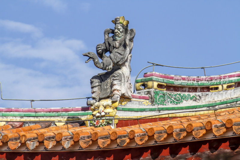 潮州开元古寺古建筑特写