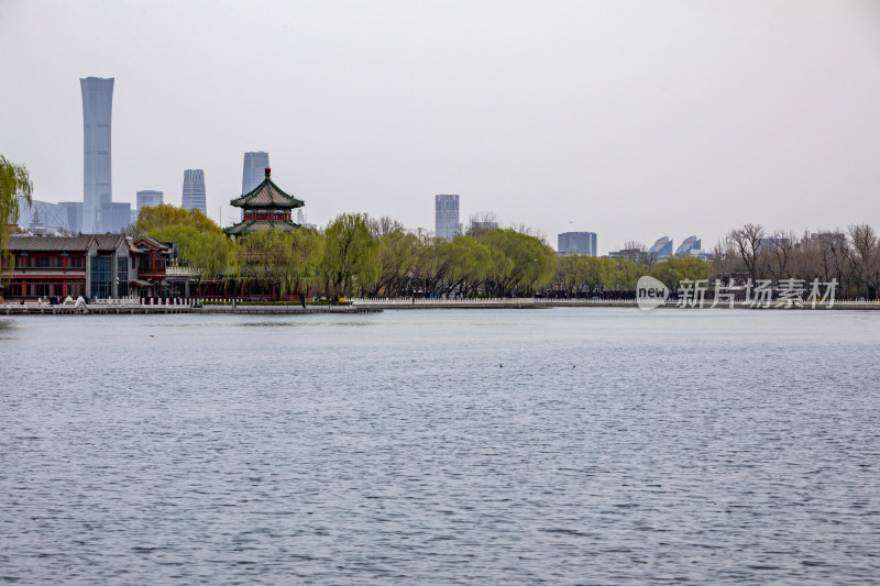 北京什刹海后海公园景点景观