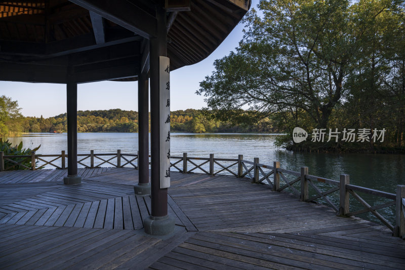 杭州西湖茅家埠江南水乡风景