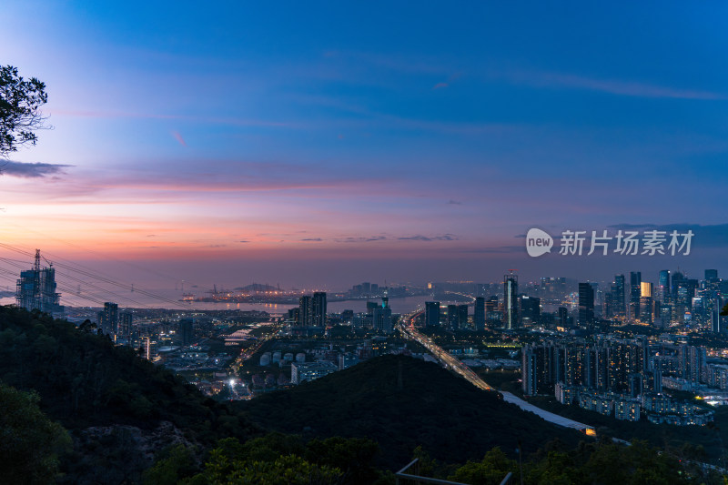 深圳CBD/南山公园/蓝调时刻 深圳风景