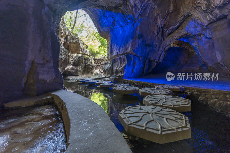 武汉江夏区白云洞景区风景