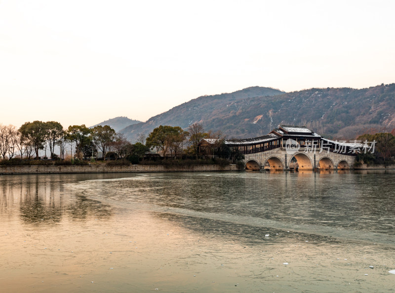 无锡长广溪石塘桥景点景观