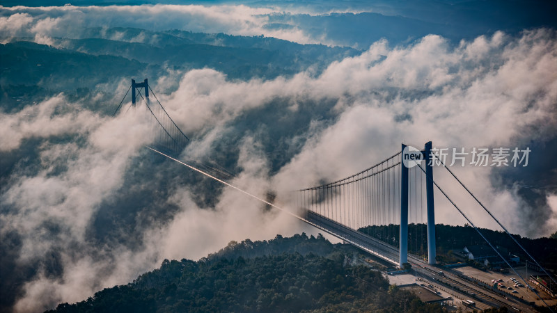 超级工程龙江大桥全景