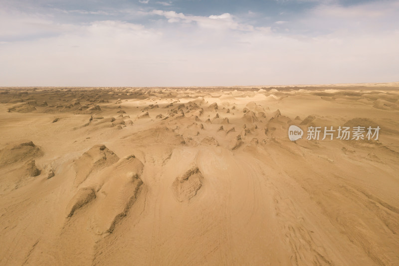 青海雅丹地貌 风蚀地貌背景