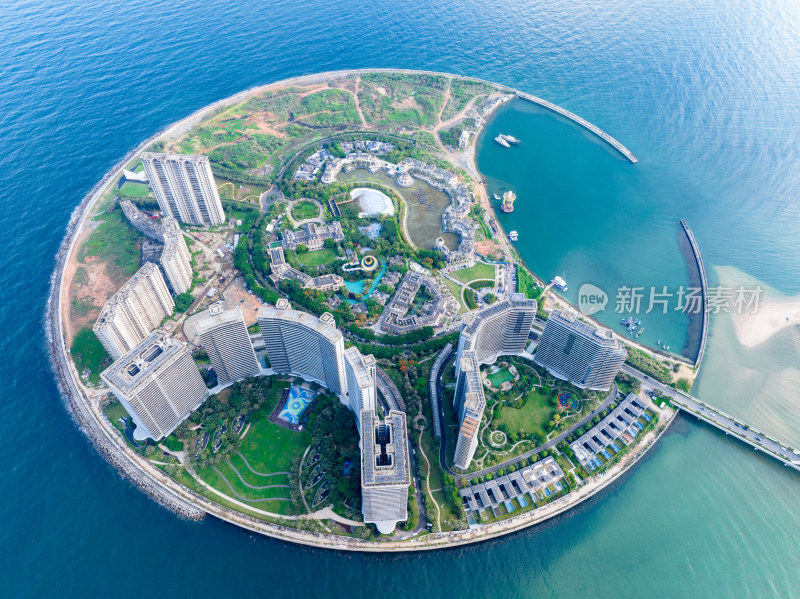 海南万宁融创日月湾航拍