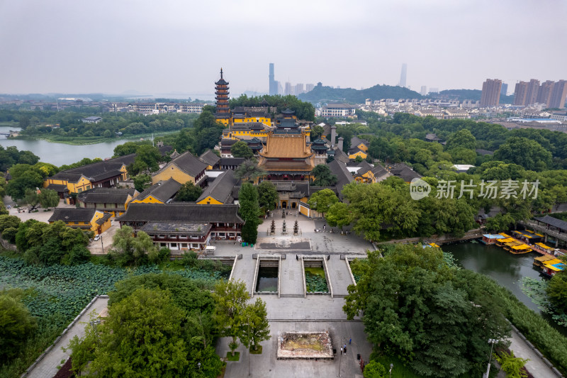 镇江金山寺航拍图