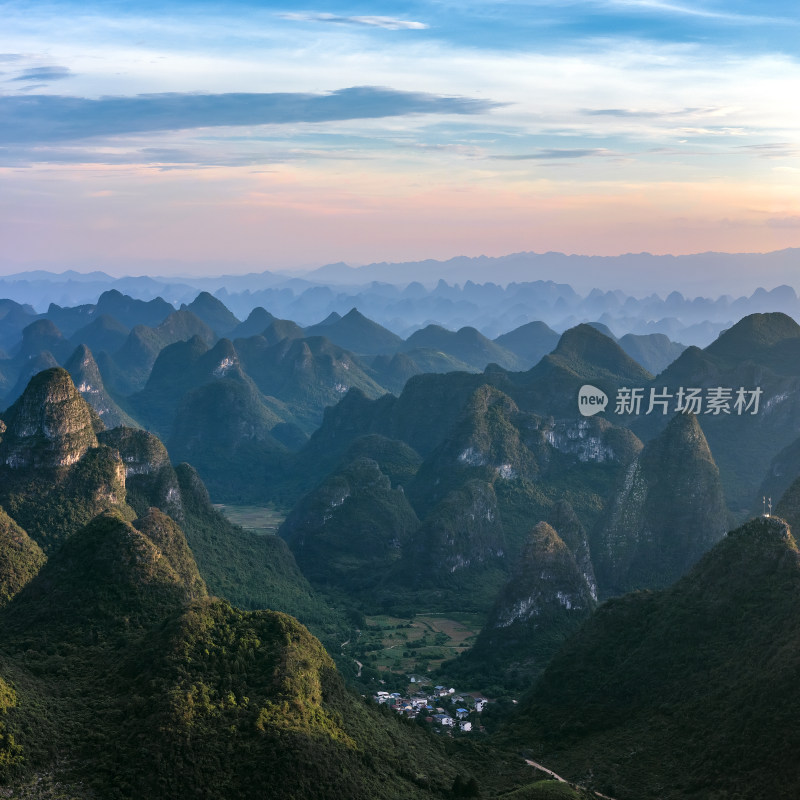 广西桂林喀斯特地貌景观