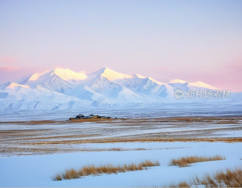 高山雪地