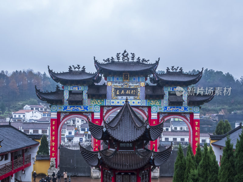 安徽九华山地藏禅寺建筑