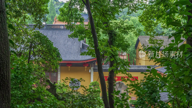 杭州飞来峰景区上天竺法喜禅寺古建筑