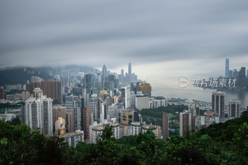 香港维多利亚港CBD中环