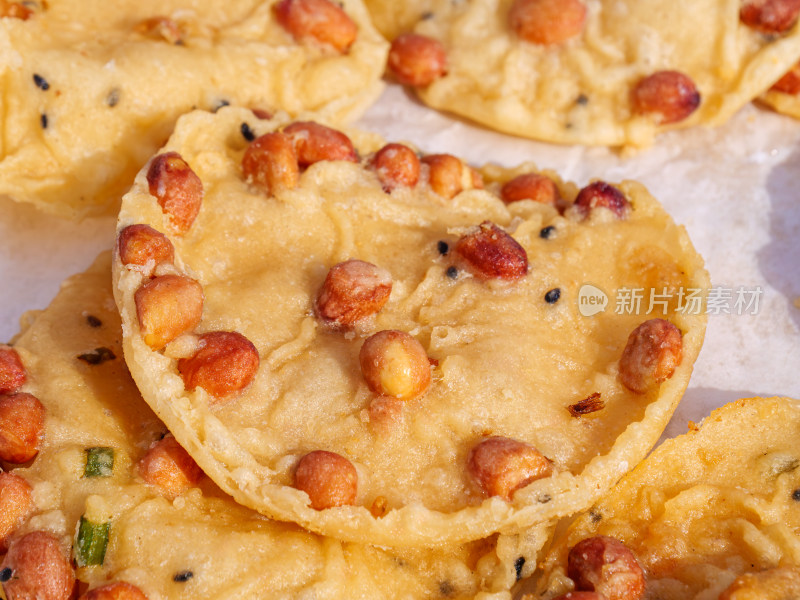 广东客家特色非遗小吃豆壳特写