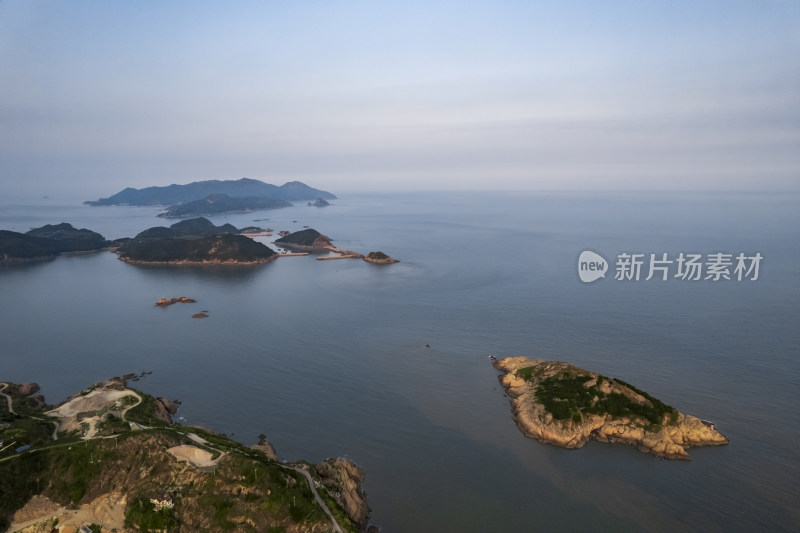 海上岛屿自然风光航拍