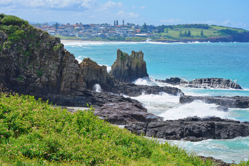 澳洲kiama，cave at cathedral rocks