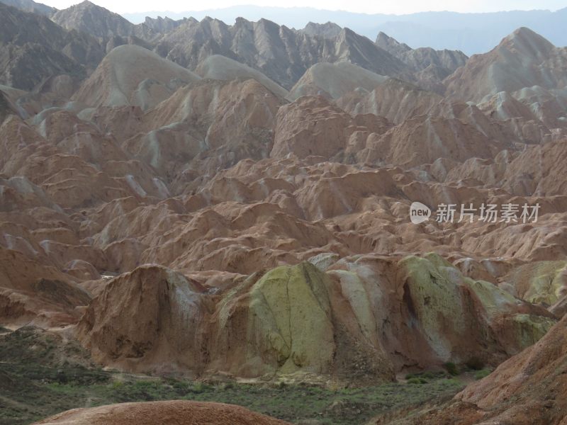 甘肃张掖七彩丹霞风景区旅游风光