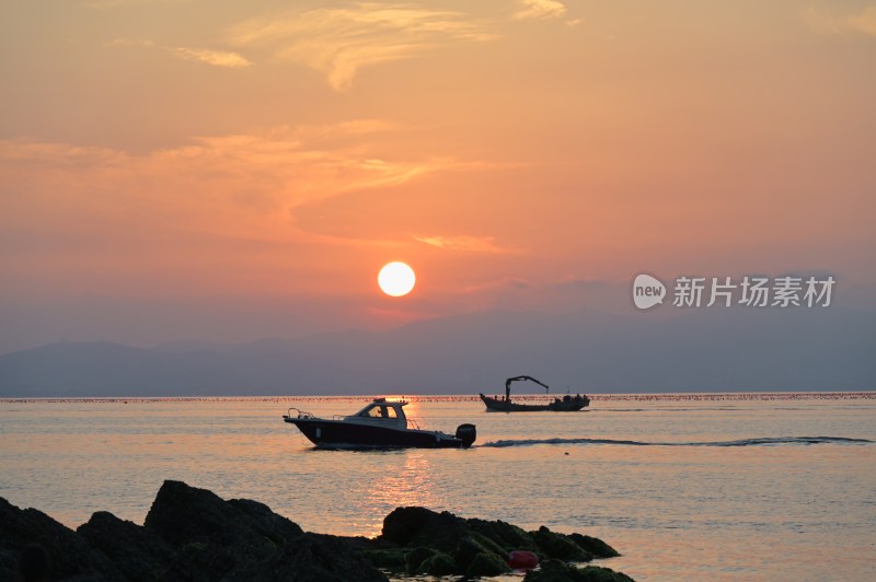 烟台养马岛晚霞